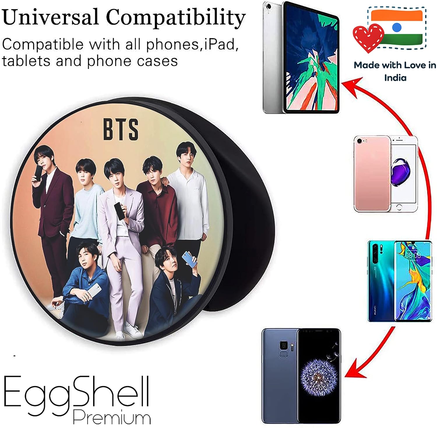 Eggshell® Pop Mobile Holder (BTS - Full Group Pic)