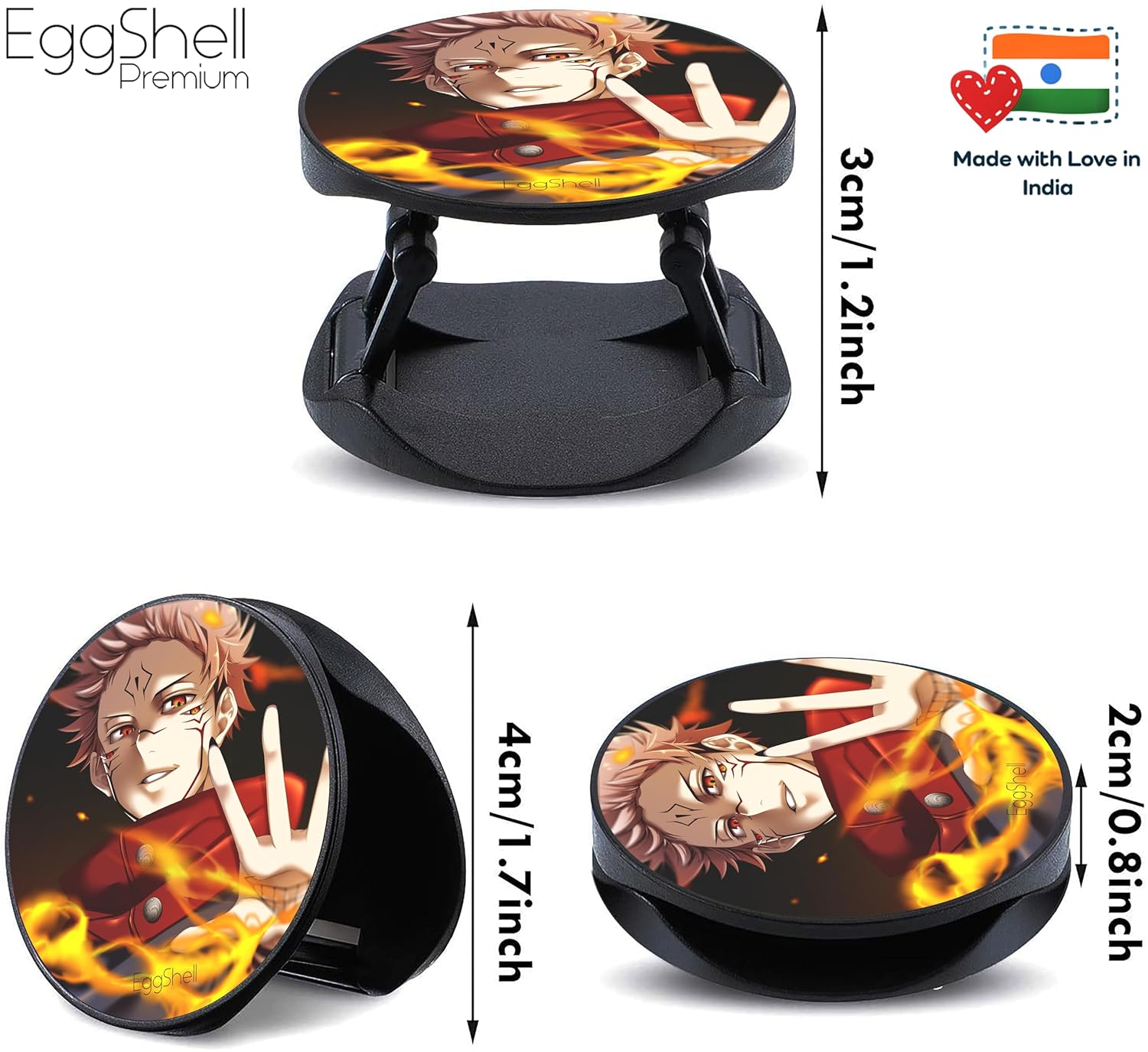 Eggshell® Pop Mobile Holder (JJK Flexing Sukuna)