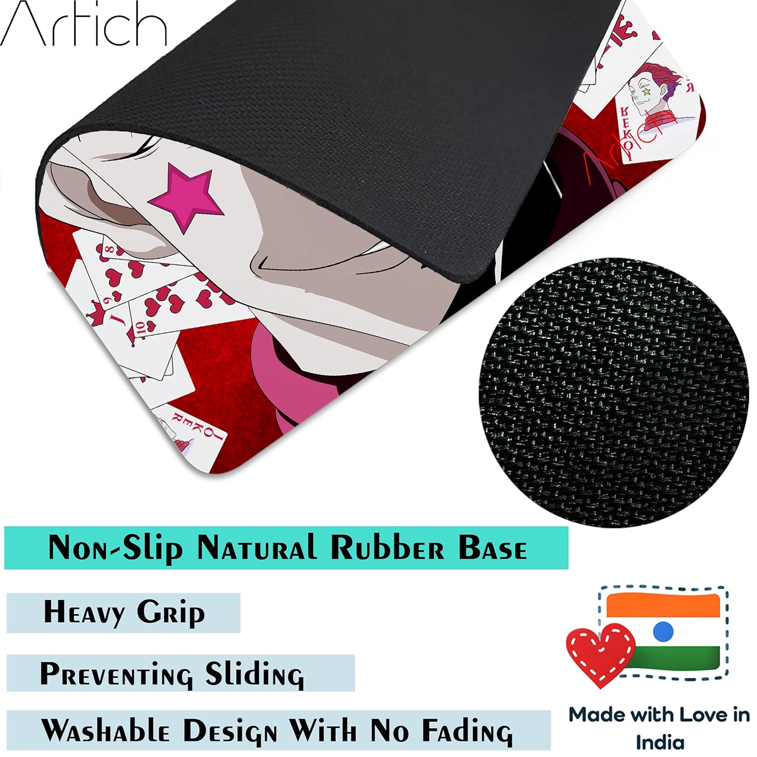 Artich Hisoka’s Devil Smile Anime Gaming Mouse Pad