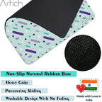 Artich Blue Violet Raining Object Gaming Mouse Pad