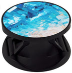 Eggshell® Pop Mobile Holder (Crystal Blue Beach Abstract)