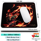 Artich Tanjiro Flame Wheel Anime Gaming Mouse Pad