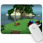 Artich Minecraft Resting on Bed Gaming Mouse Pad