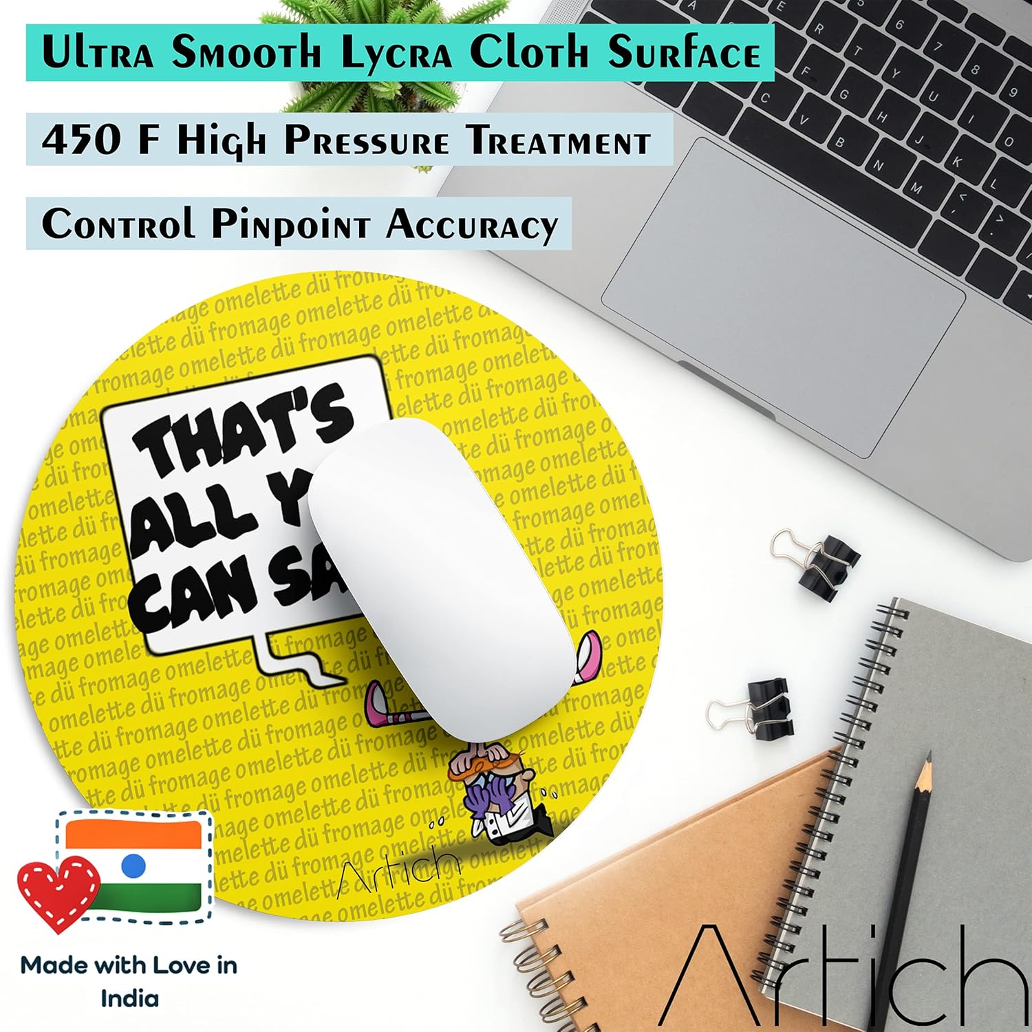 Artich Designer Gaming Mouse Pad  (That's All You can say Cartoon)