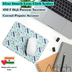 Artich Blue Violet Raining Object Gaming Mouse Pad