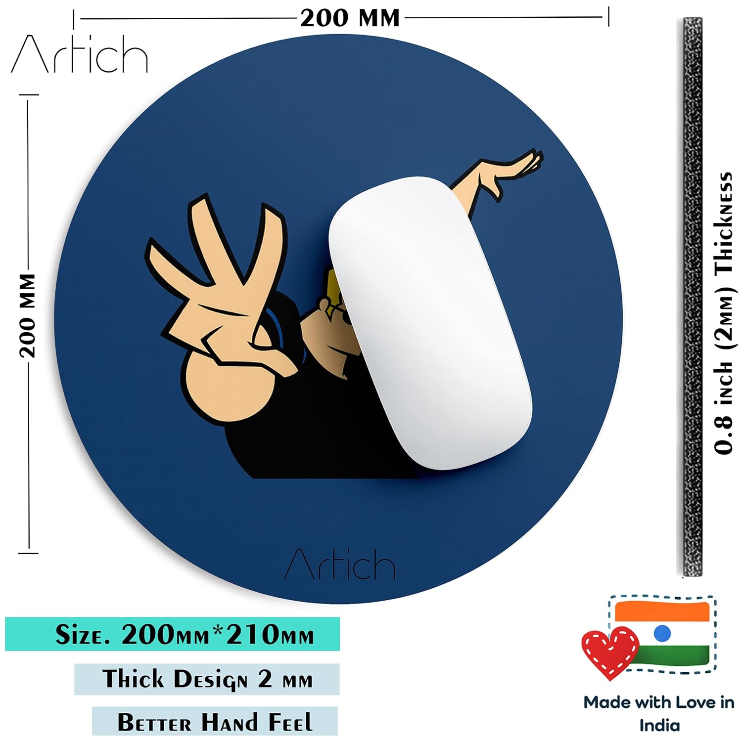 Artich Designer Gaming Mouse Pad (Jonny Bravo)