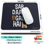 Artich Sab Daaru Ki Galti Hai Gaming Mouse Pad