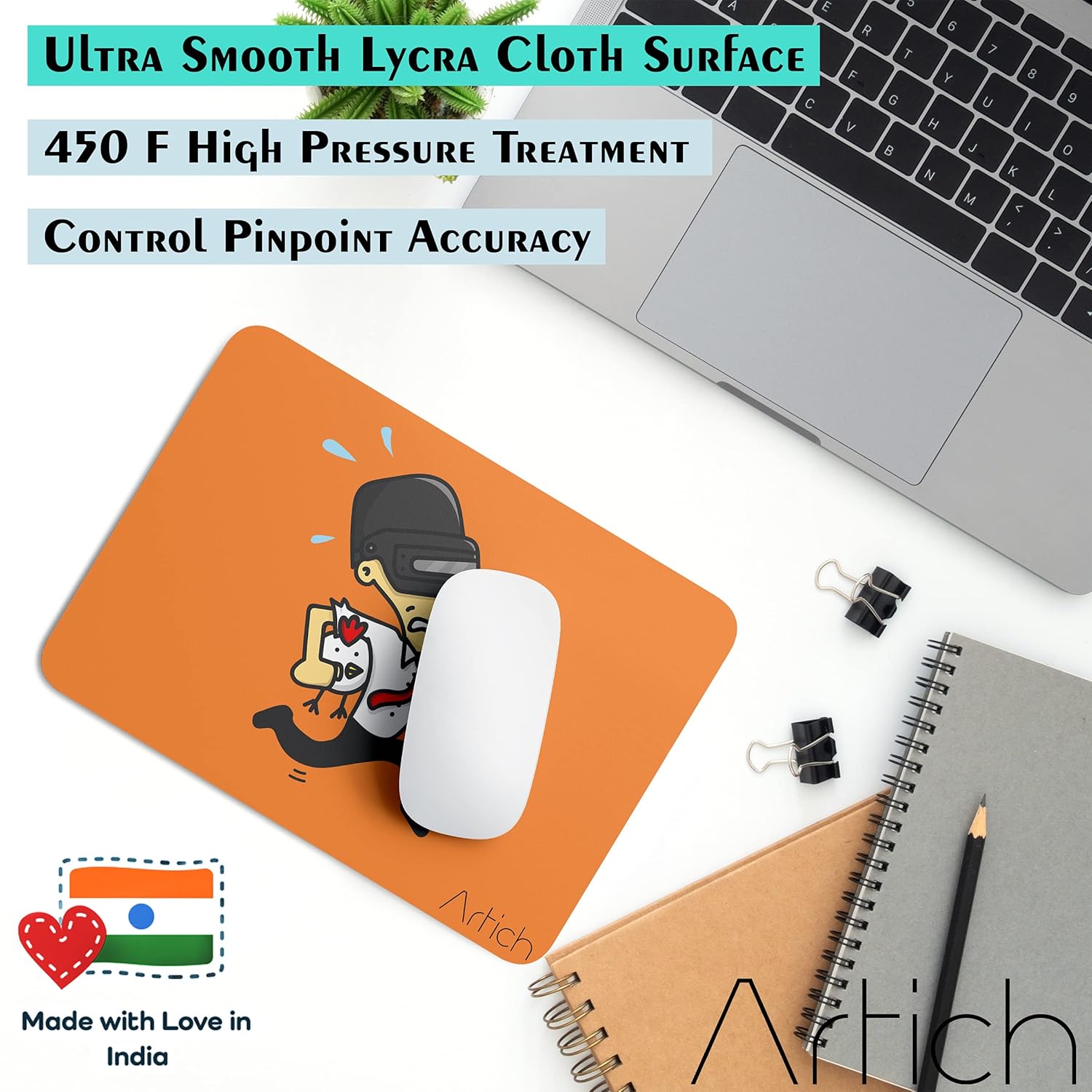 Artich PUBG Run for Zone Gaming Mouse Pad