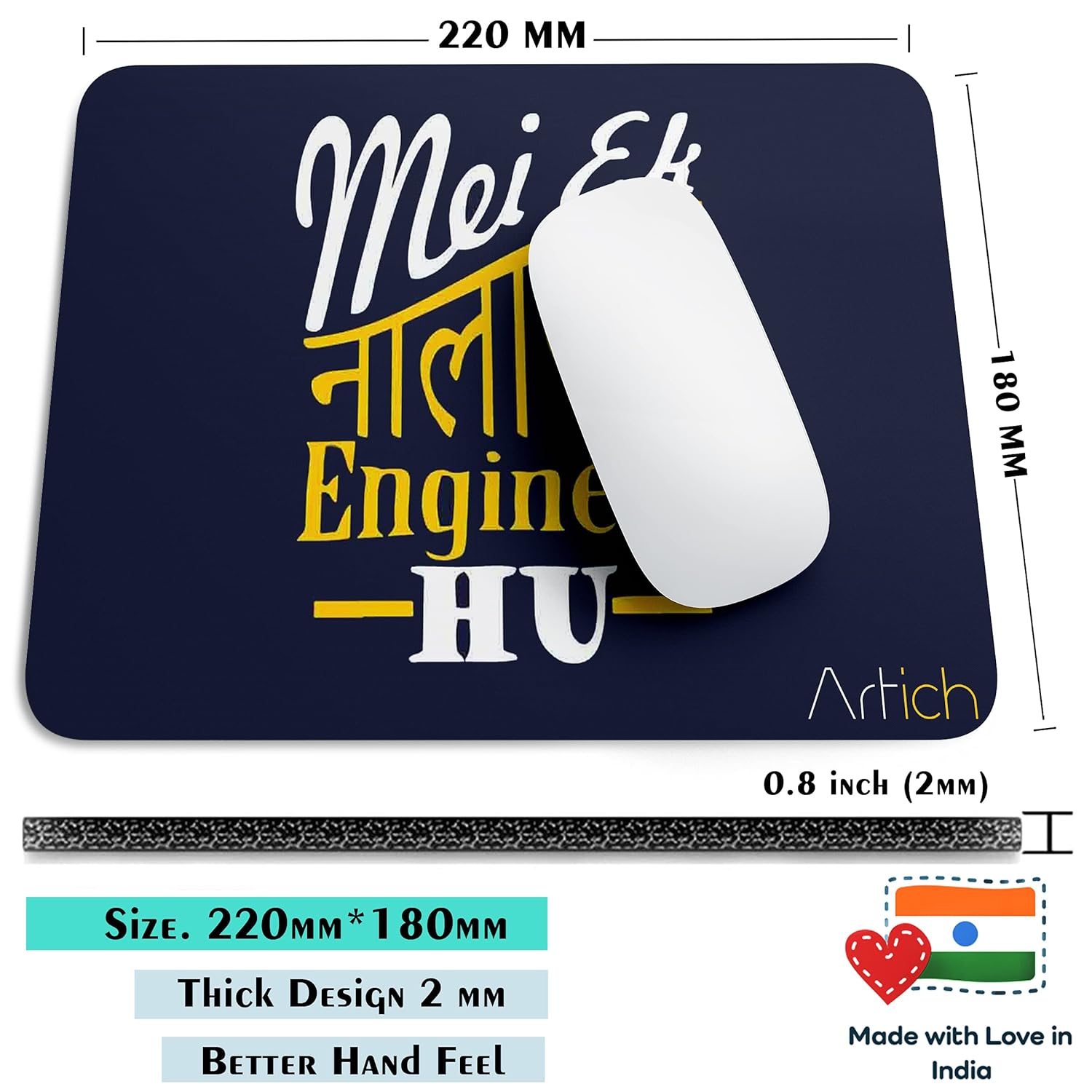 Artich Mei Ak Nalayak Engineer Gaming Mouse Pad