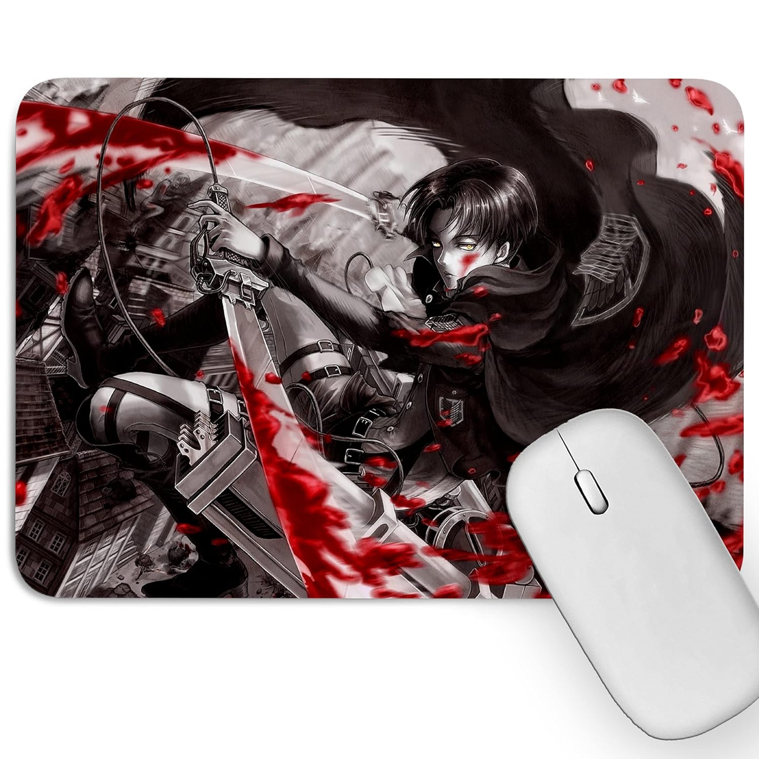 Artich Bloodshed Levi Ackerman Anime Gaming Mouse Pad
