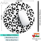 Artich Designer Gaming Mouse Pad (White Black Pattern)