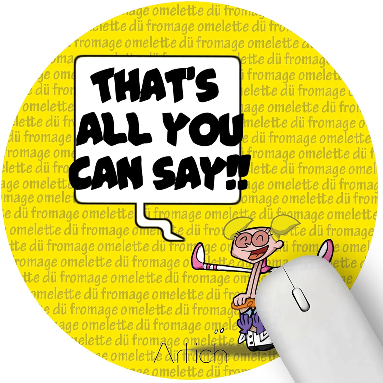 Artich Designer Gaming Mouse Pad  (That's All You can say Cartoon)