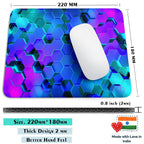Artich Glowing Hexagon Floor Abstract Gaming Mouse Pad