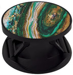 Eggshell® Pop Mobile Holder (Green geode Art Marble)