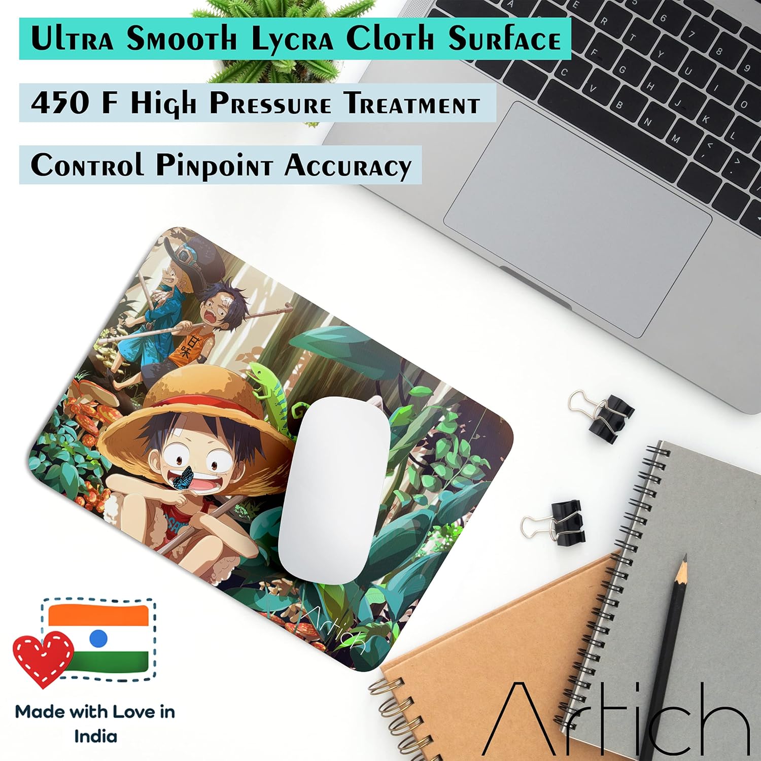 Artich Luffy in Jungle One Piece Gaming Mouse Pad