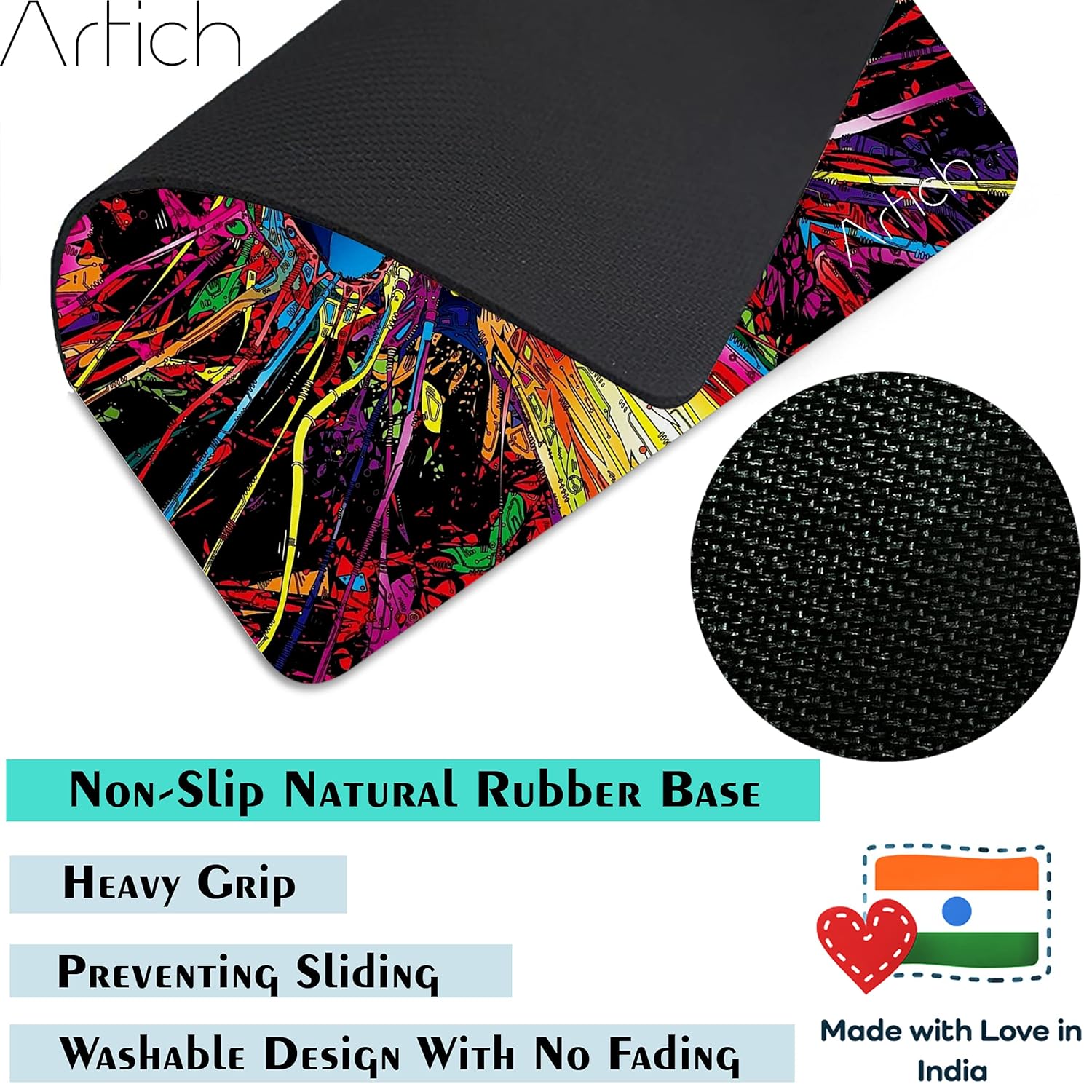 Artich Advanced Graffiti Skulls Gaming Mouse Pad