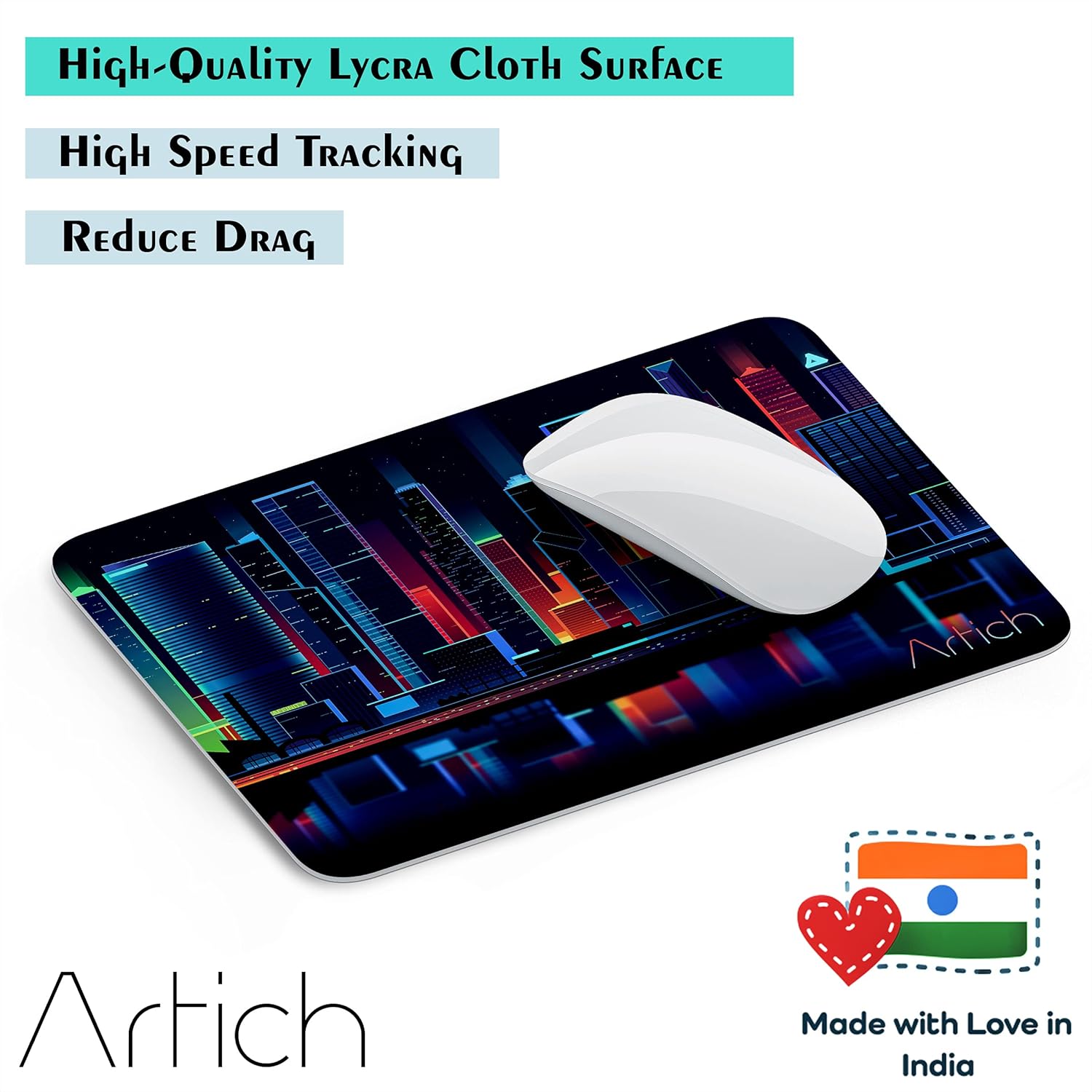 Artich Modern Nights in 3077 Gaming Mouse Pad