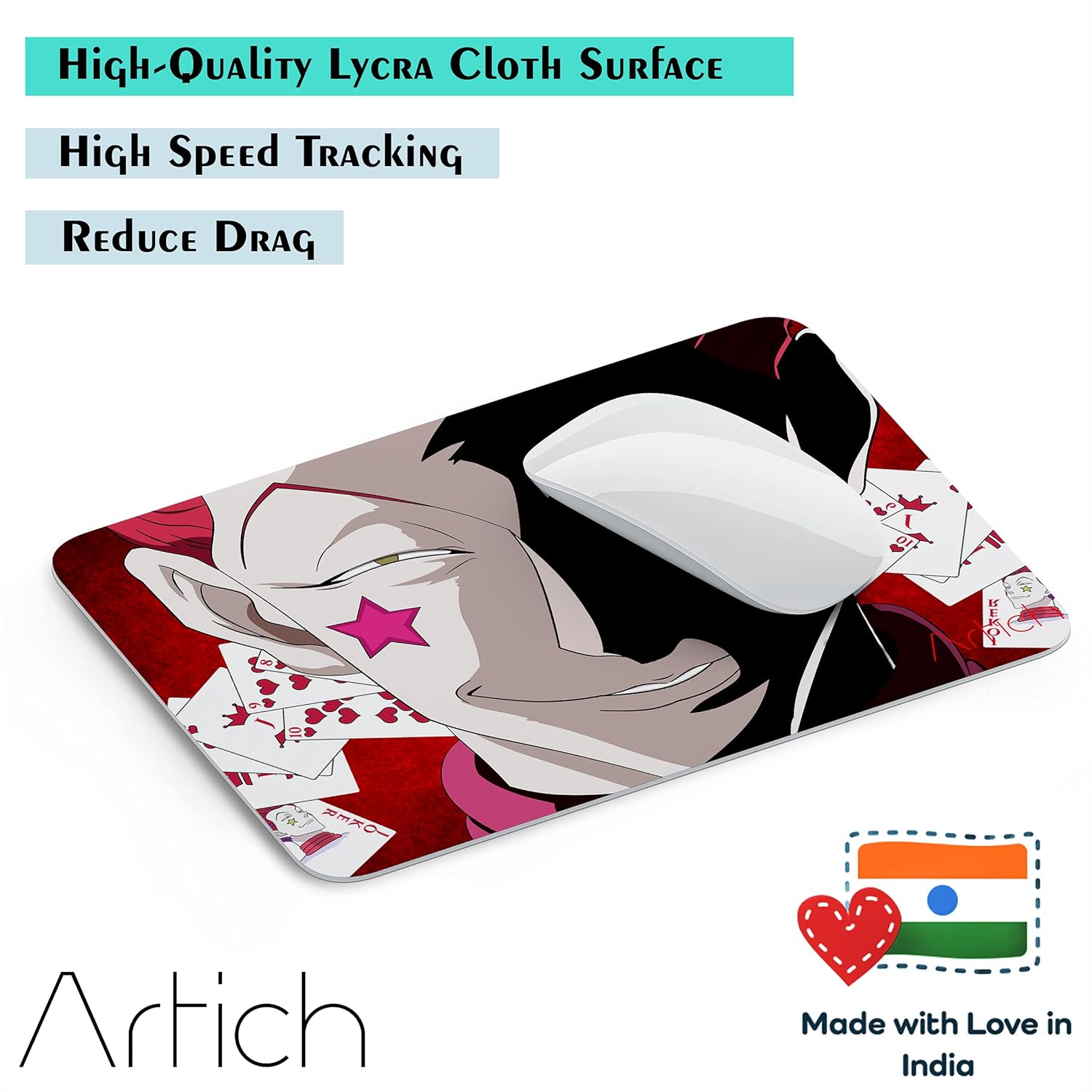 Artich Hisoka’s Devil Smile Anime Gaming Mouse Pad