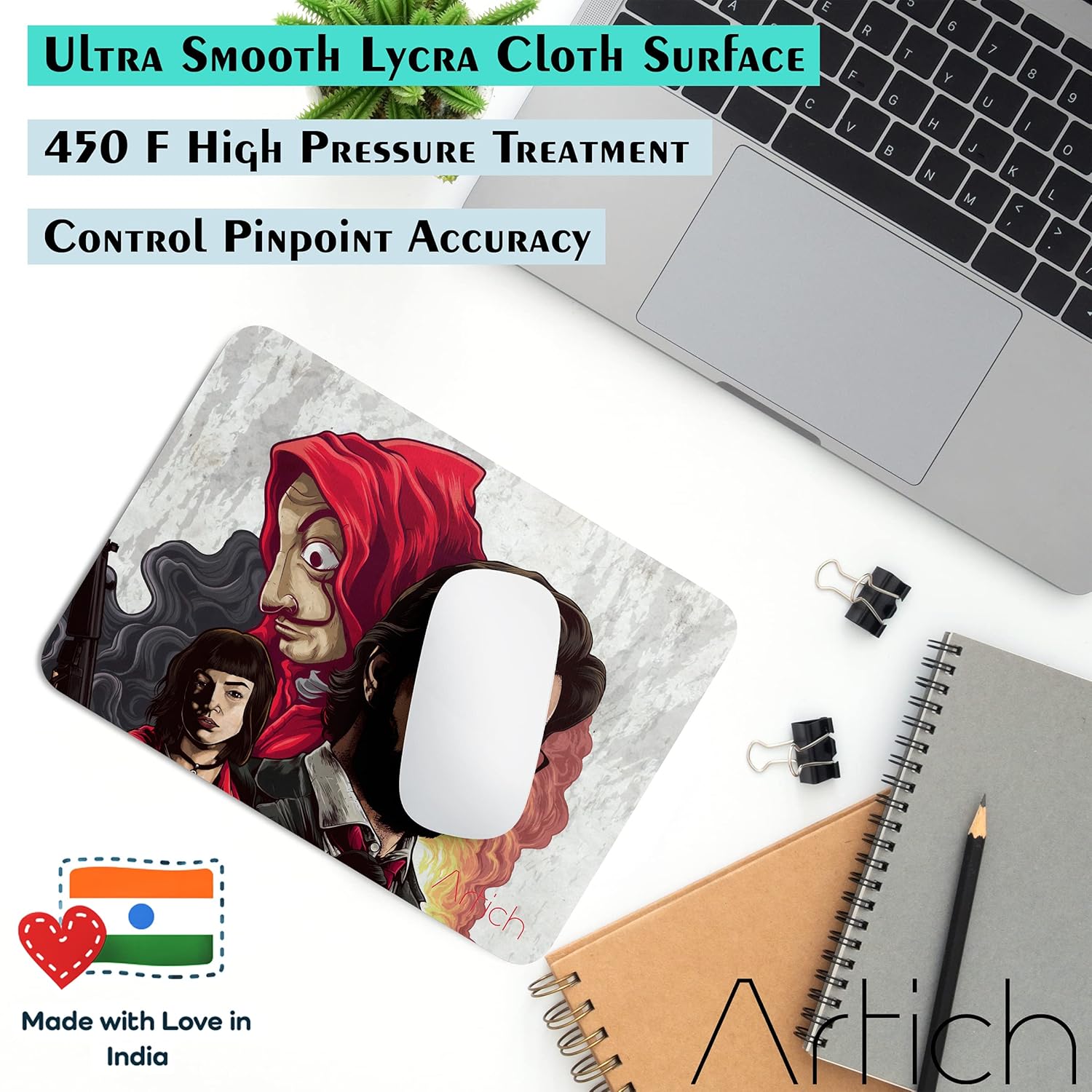 Artich Arcadia Money Heist Extended Gaming Mouse Pad