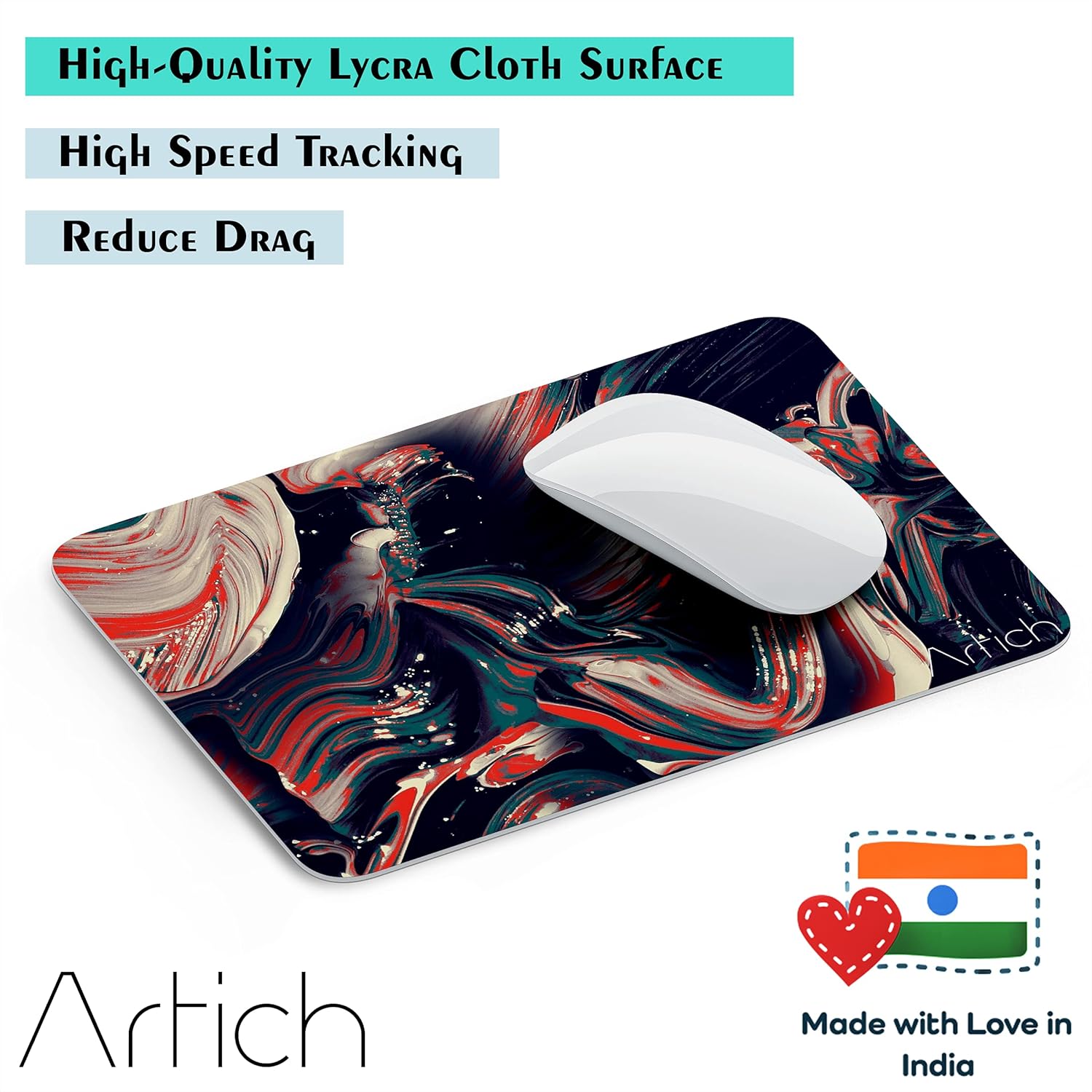 Artich Orange Shaded Abstract