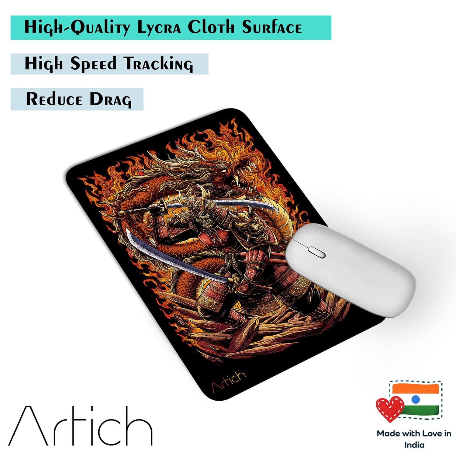 Artich Mouse Pad (Anime Dragon Skull Samurai)