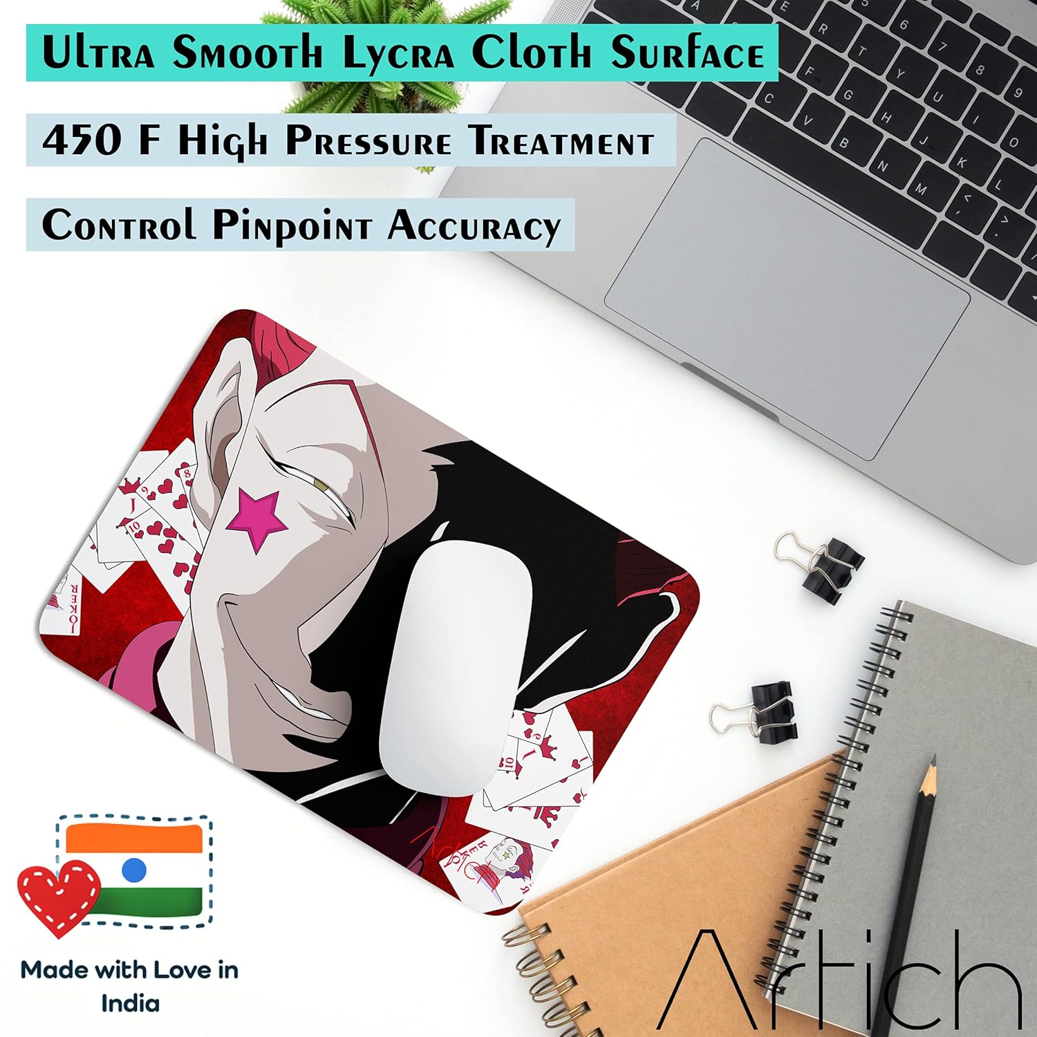 Artich Hisoka’s Devil Smile Anime Gaming Mouse Pad