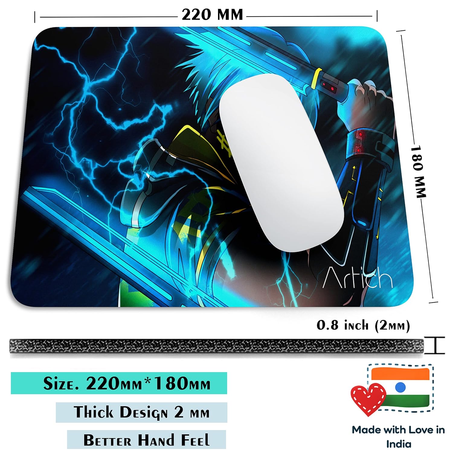 Artich Cyber Ninja Gaming Mouse Pad