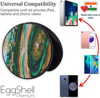 Eggshell® Pop Mobile Holder (Green geode Art Marble)