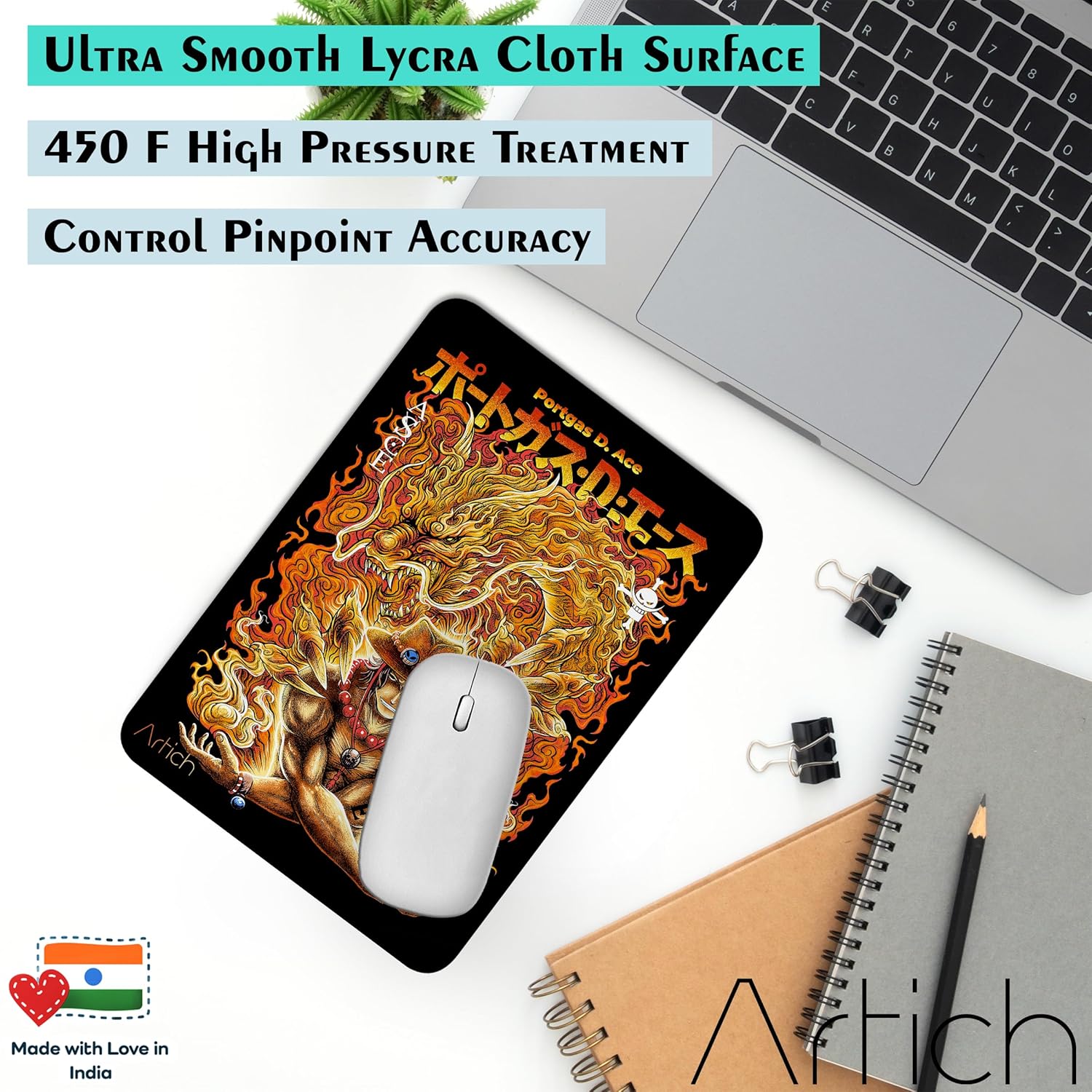 Artich Mouse Pad (One piece Fire fist Ace)