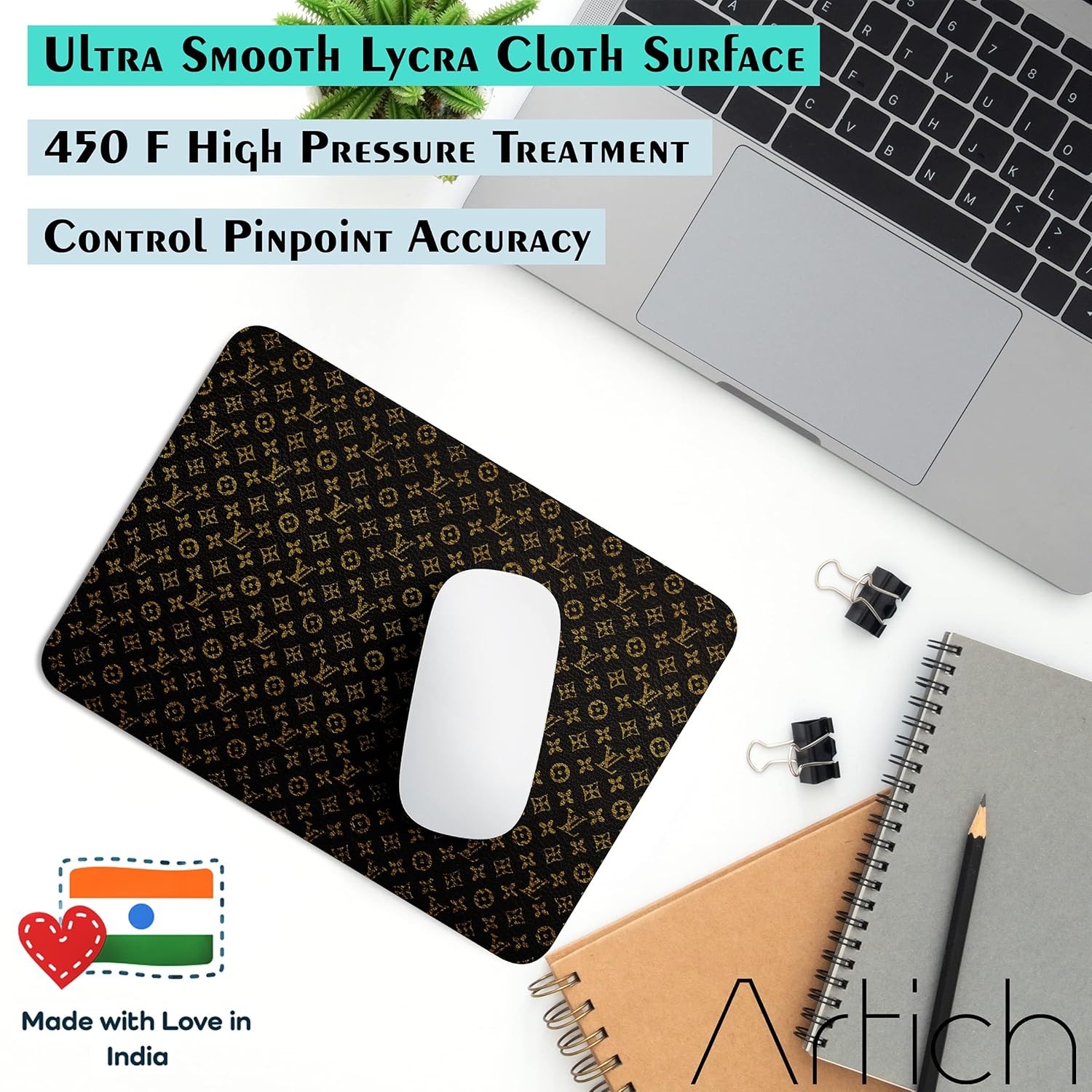 Artich Royal Love Marble Gaming Mouse Pad