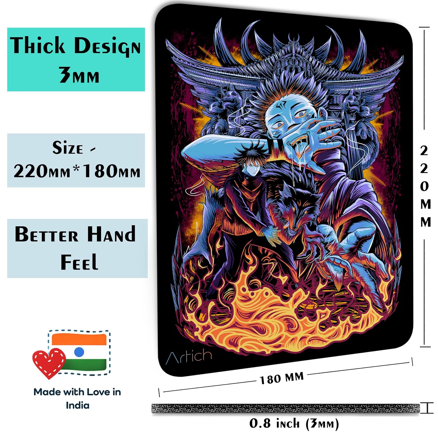 Artich Mouse Pad (Jujutsu Kaisen Sukuna Domain Expansion)