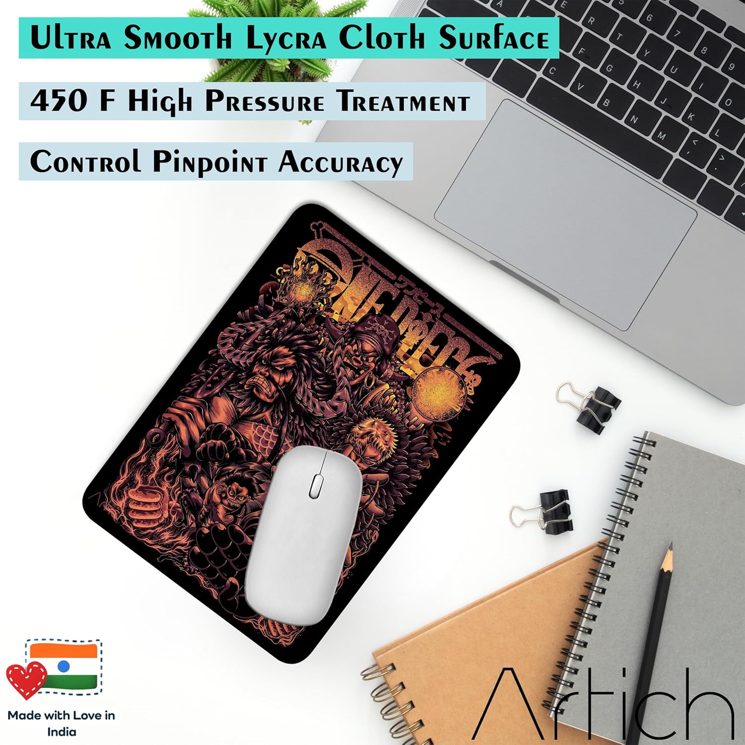 Artich Mouse Pad (One piece Underworld Dealers (Kaido & Doflamingo))