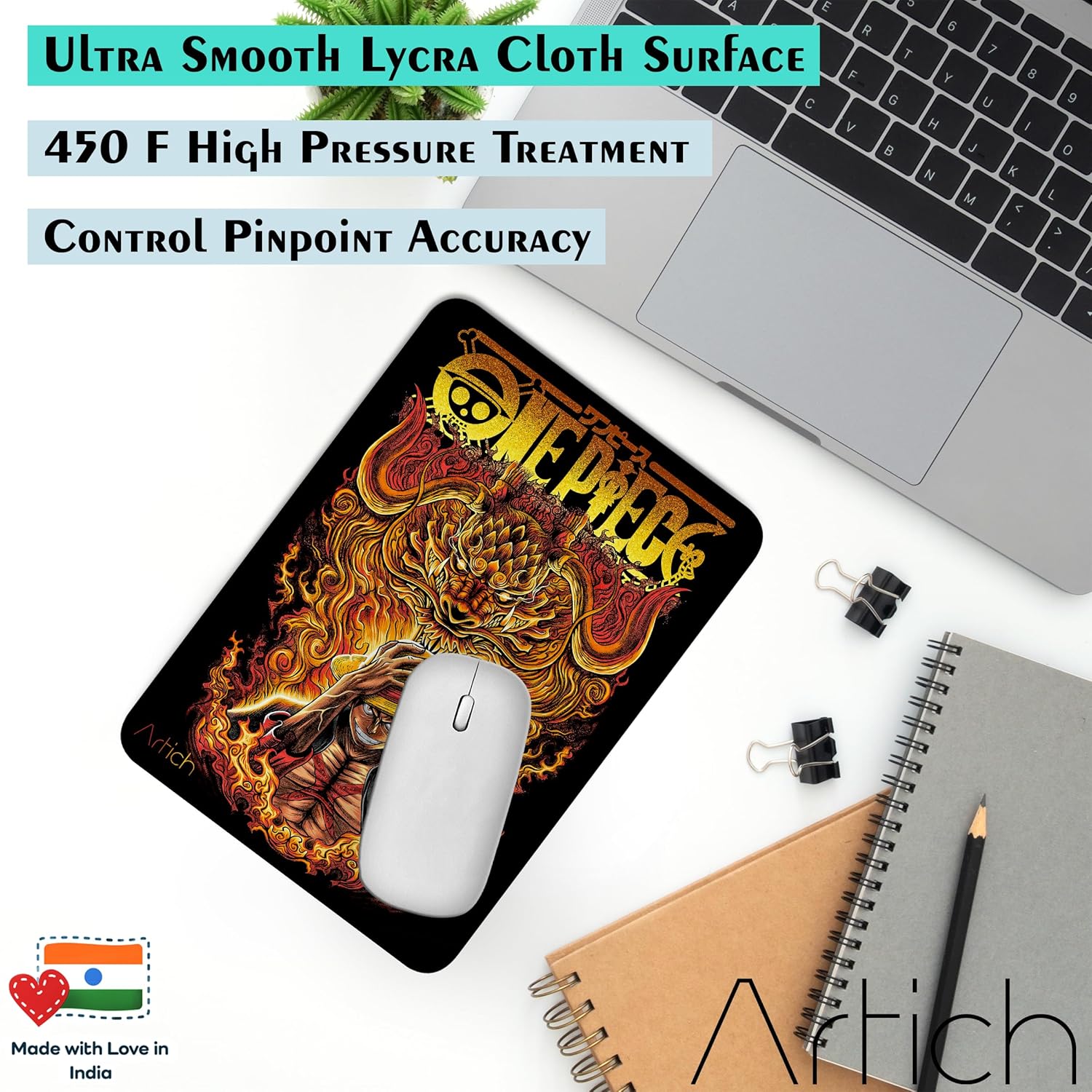 Artich Mouse Pad (One piece Premium Straw hat Luffy)