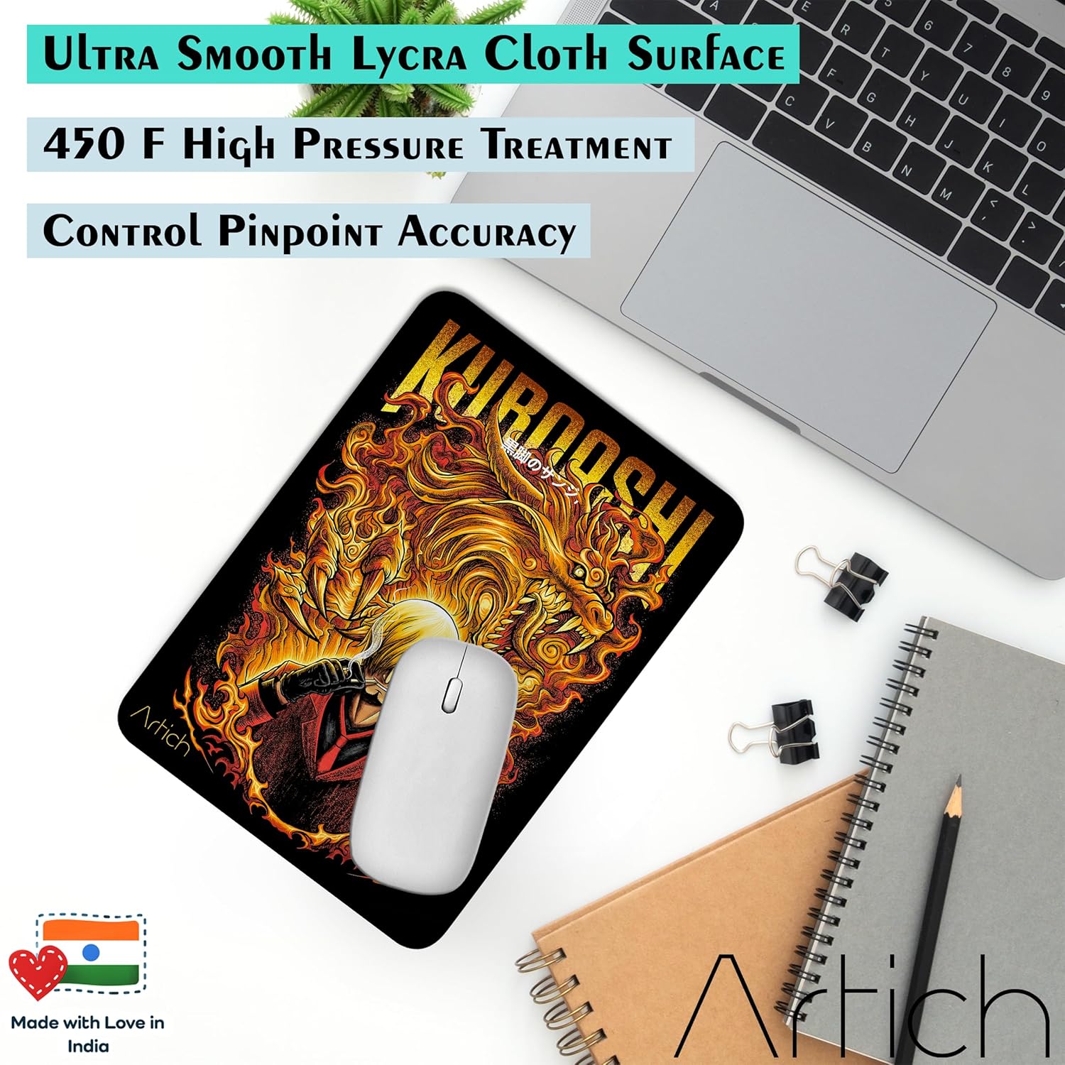 Artich Mouse Pad  (One piece Blackfoot (kuroashi) Sanji Vinsmoke)