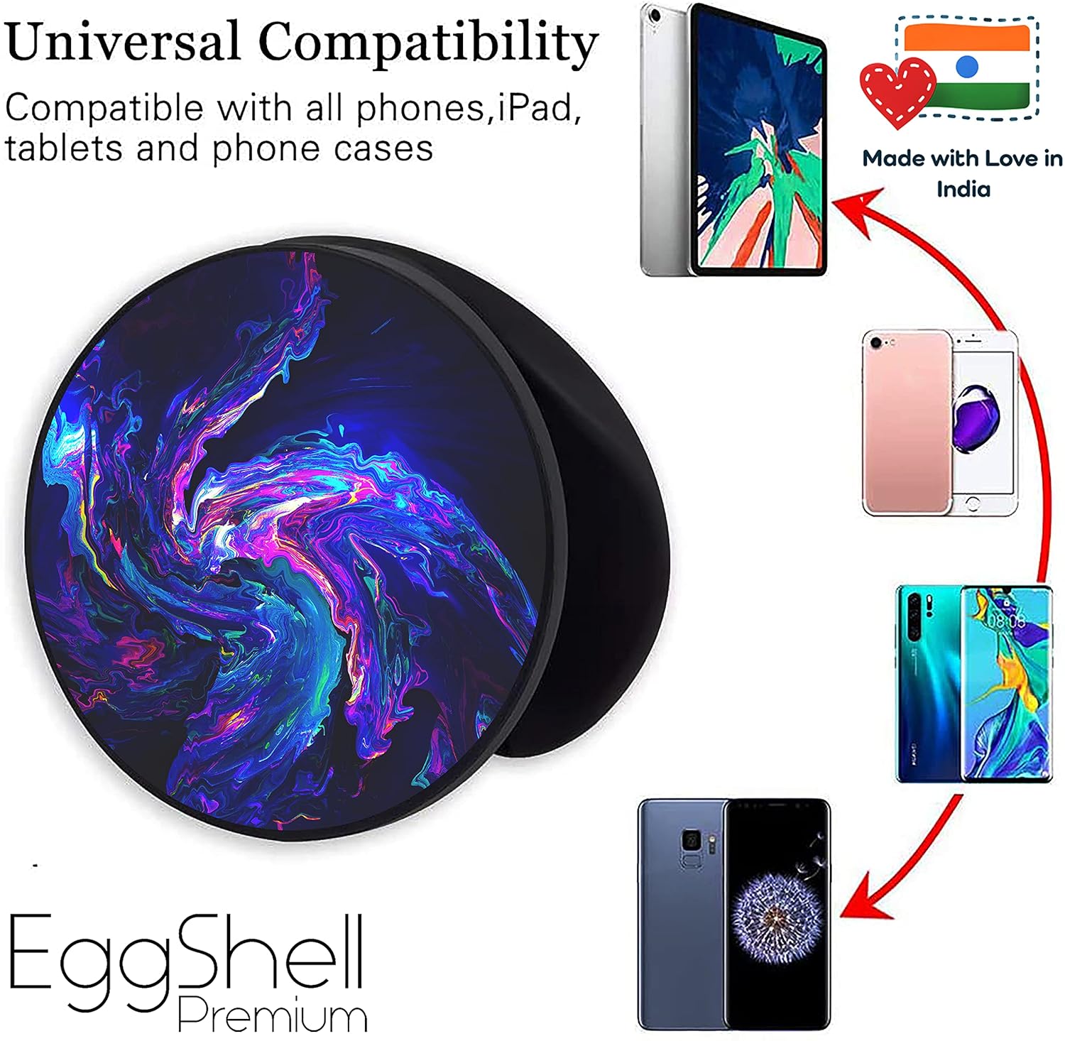 Eggshell® Pop Mobile Holder (Kamui on Crystals)