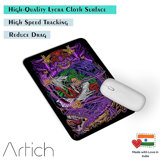 Artich Mouse Pad(One Piece Ace Luffy Sabo and their Mentors)