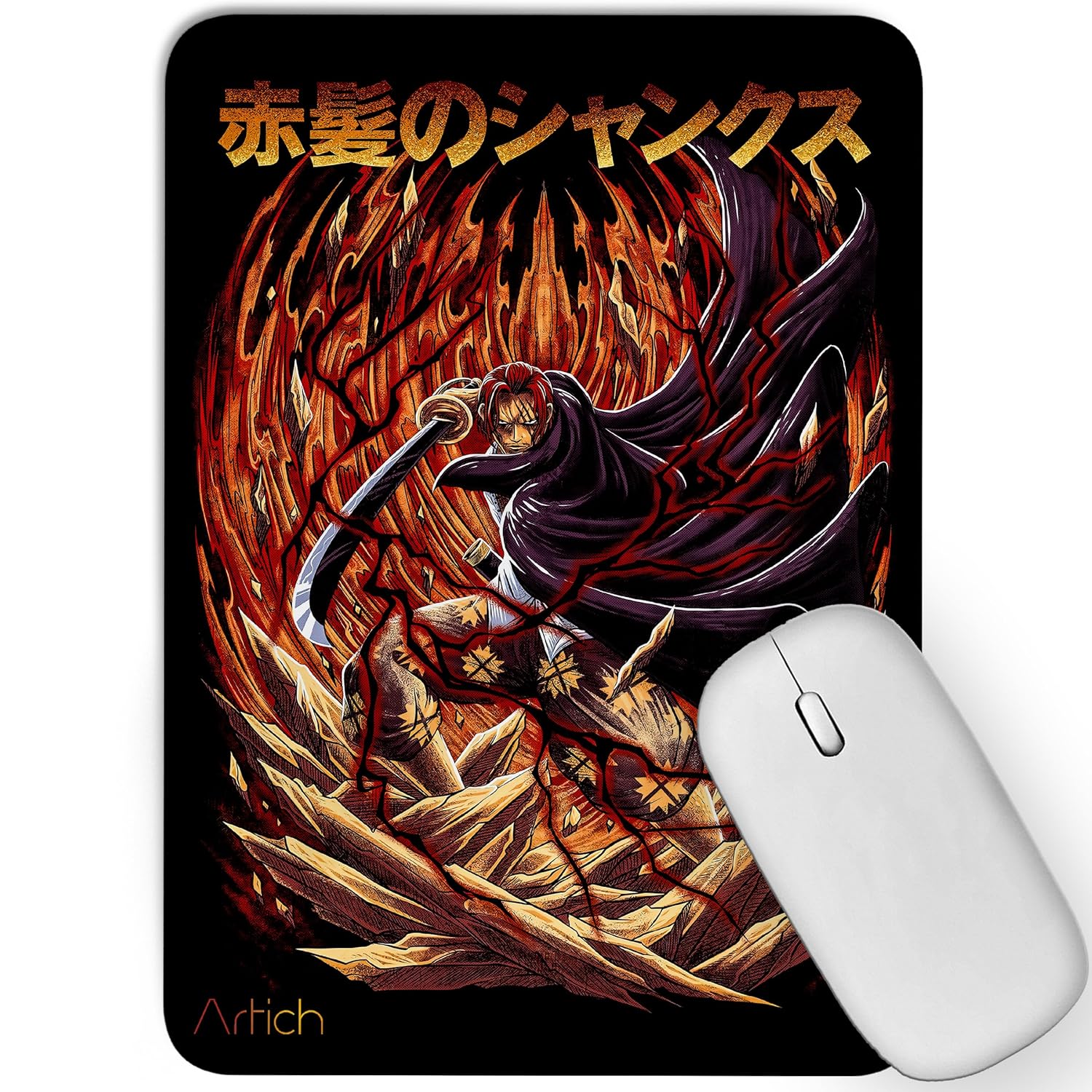 Artich Mouse Pad (One piece Red haired Shanks)