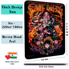 Artich Mouse Pad  (One Piece Ace Luffy Sabo and their Mentors)