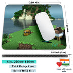 Artich Minecraft Resting on Bed Gaming Mouse Pad