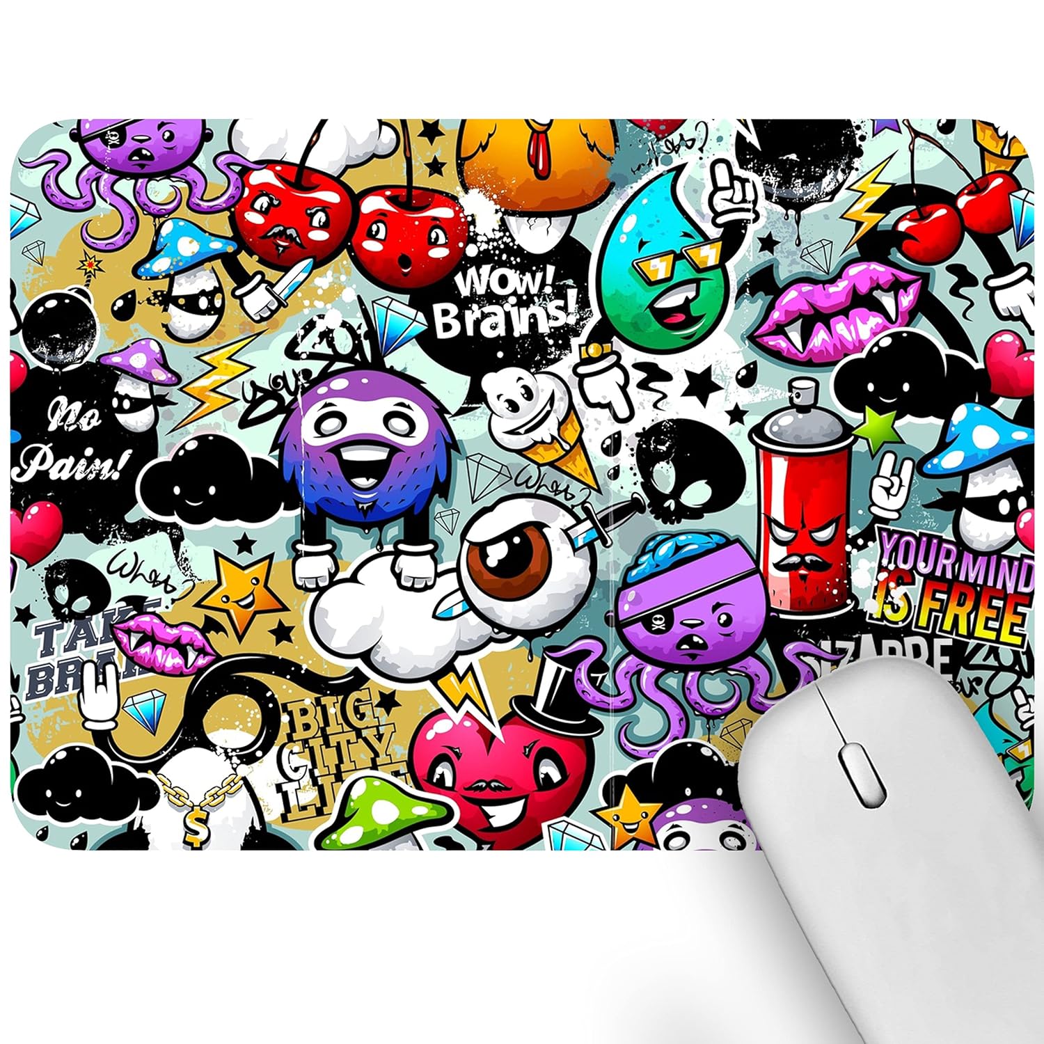 Artich Cartoon Graffiti Gaming Mouse Pad