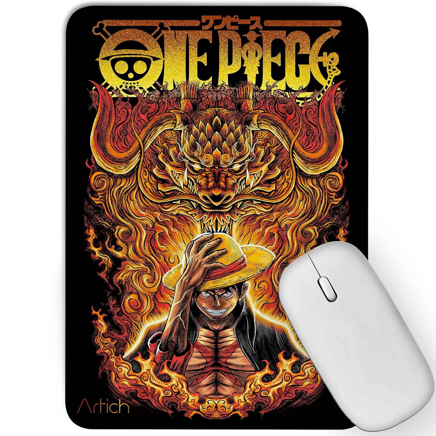 Artich Mouse Pad (One piece Premium Straw hat Luffy)