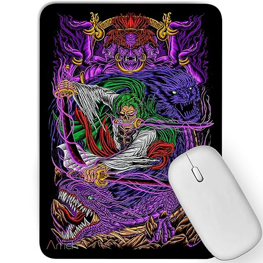 Artich Mouse Pad(One Piece Ace Luffy Sabo and their Mentors)