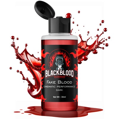 Blackblood The Fake Blood for Horror Fake Blood Scary Prank & Halloween Party (Bloodyred) (30ml)