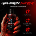 Blackblood The Fake Blood for Horror Fake Blood Scary Prank & Halloween Party (Bloodyred) (60ml)