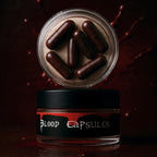 Blackblood The Fake Blood Capsules for Horror Scary Prank & Halloween Party (Pack of 6 Capsules)